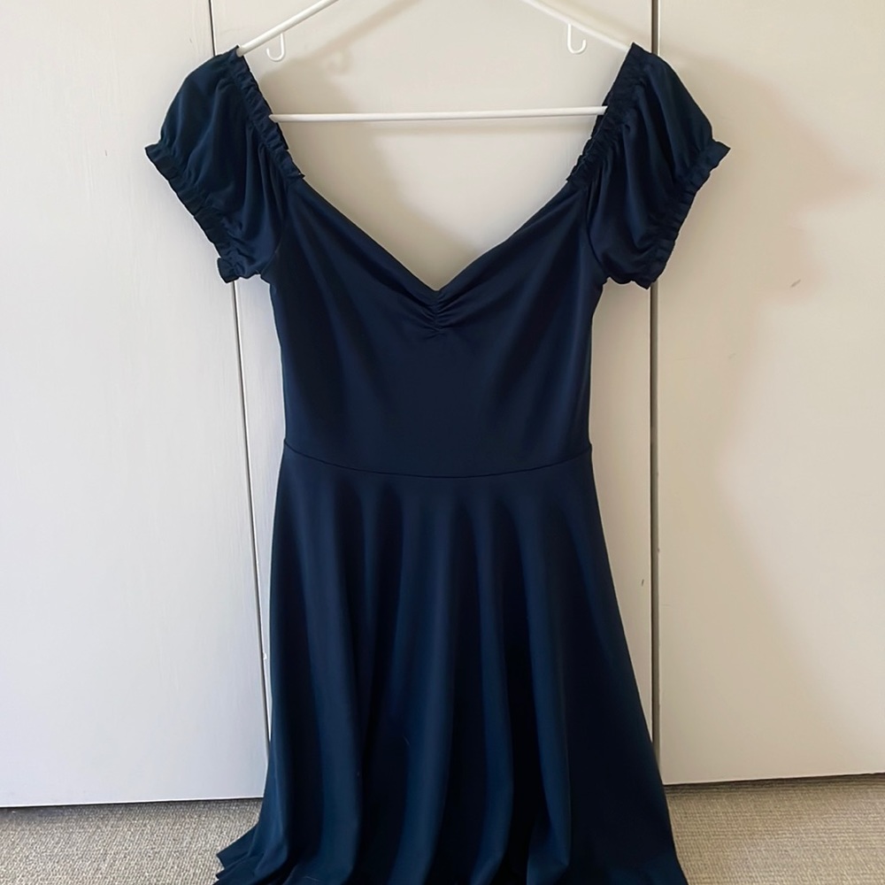 Navy blue dress